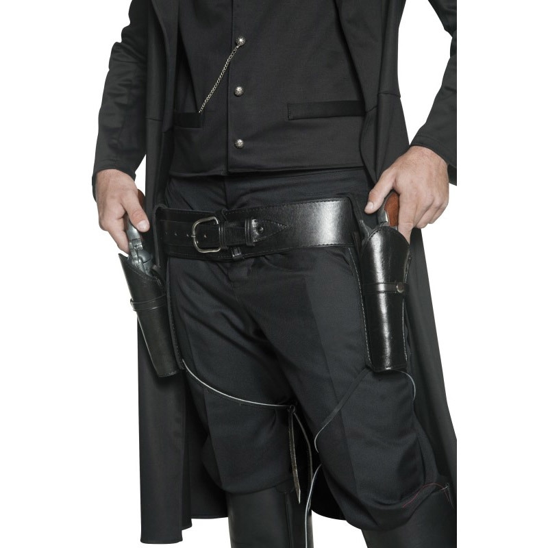コスプレ 仮装 ウエスタンベルト＆2ホルスター 【 コスプレ 衣装 ハロウィン ベルト メンズ プチ仮装 武器 男性用 パーティーグッズ オモチャ 西部劇 レプリカ 玩具 ウェスタン ハロウィン 衣装