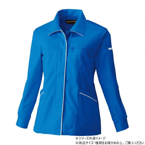 6112 レディーススモック LLサイズ ブルー(8)