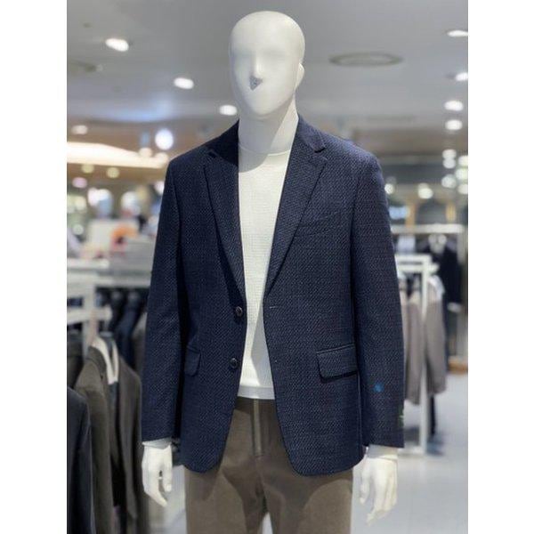 メンズ イタリア輸入 ネイビーツートン プレミアム ビジネス カジュアル 男性 コンビ ジャケット