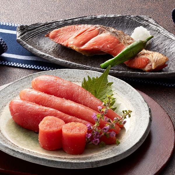 無着色辛子明太子 紅鮭セット SISK