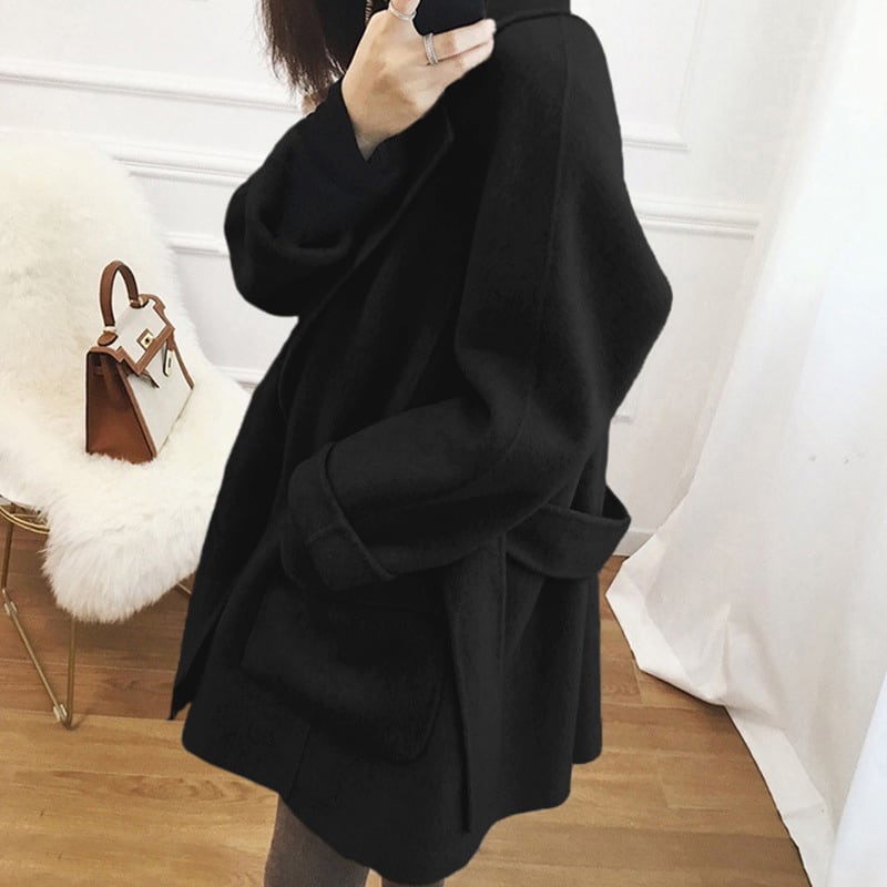 アウター 上着 コート チェスターコート Ａライン ミドル丈 チュニック丈 ロング丈 フレア 無地 襟付き ダブルブレスト 温かい 防寒 防風 体型カバー スタイルアップ 可愛い かわいい lout0