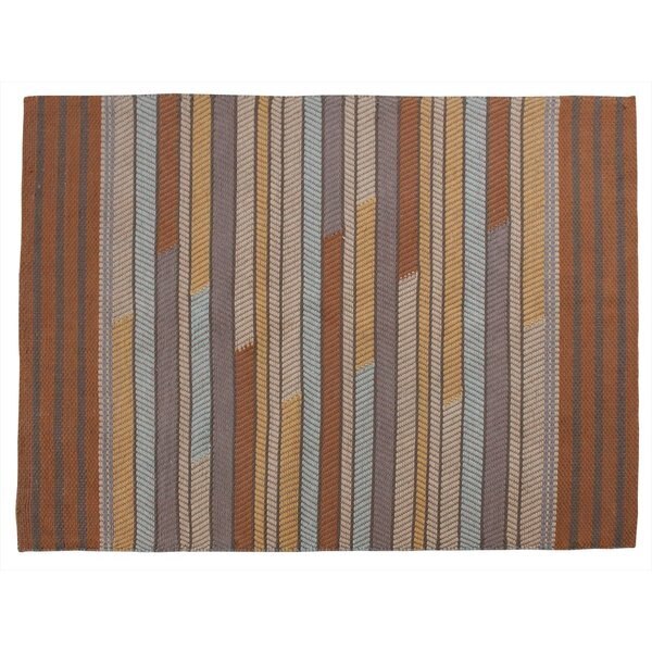 インド綿の幾何学模様のラグ 130190cm 北欧 ナチュラル センターラグ 敷物 リビング 10,156円