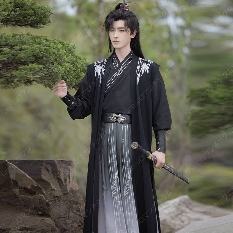 【2024新品追加】【最安値挑戦】新入荷春夏秋と冬フルセットに刺繍漢服馬面服レディースワンピース/漢服 コスプレ/男性用漢服-45