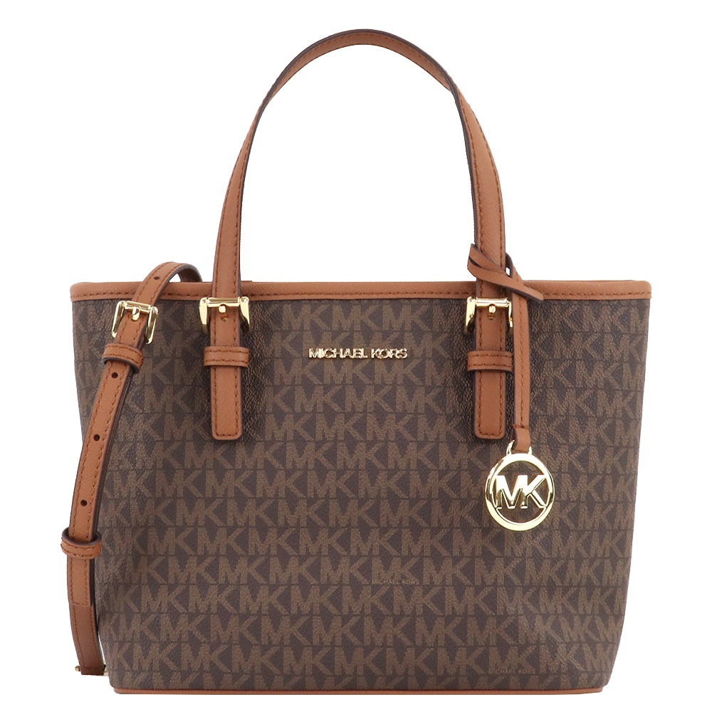 バッグ トートバッグ 35T9GTVT0B BROWN シグネチャー 2way アウトレット 新作