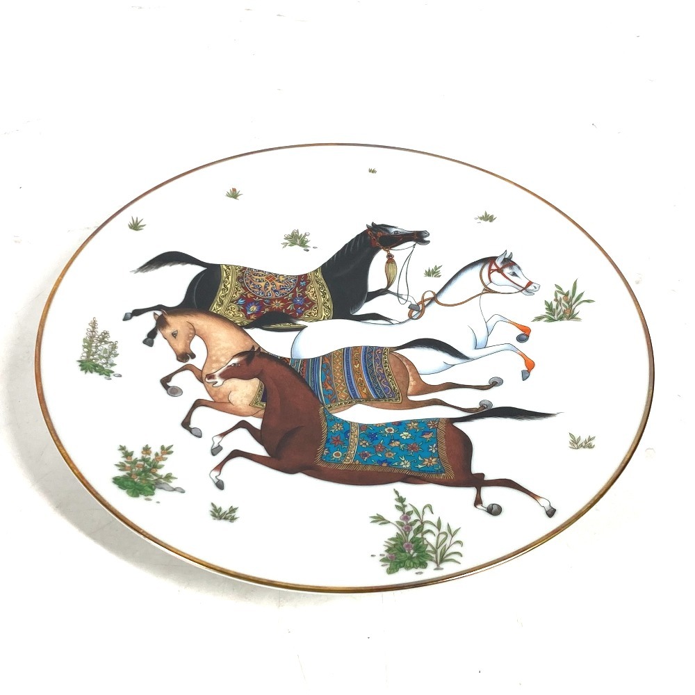 お皿 シュバルドリアン　 インテリア 皿 プレート 馬 陶器 マルチカラー