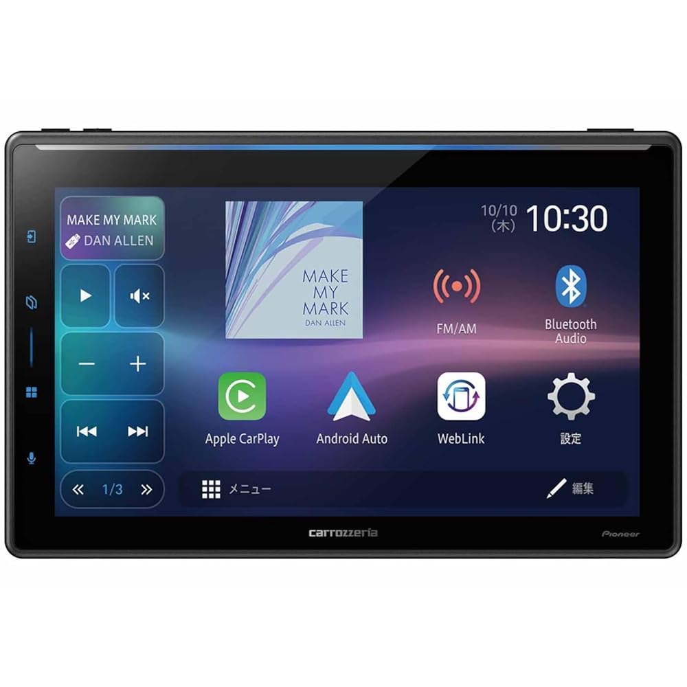 Pioneer ディスプレイオーディオ DMH-SF900 10.1インチ フローティング 1D ワイヤレス AppleCarPlay AndroidAuto Buletooth カロッツェリア