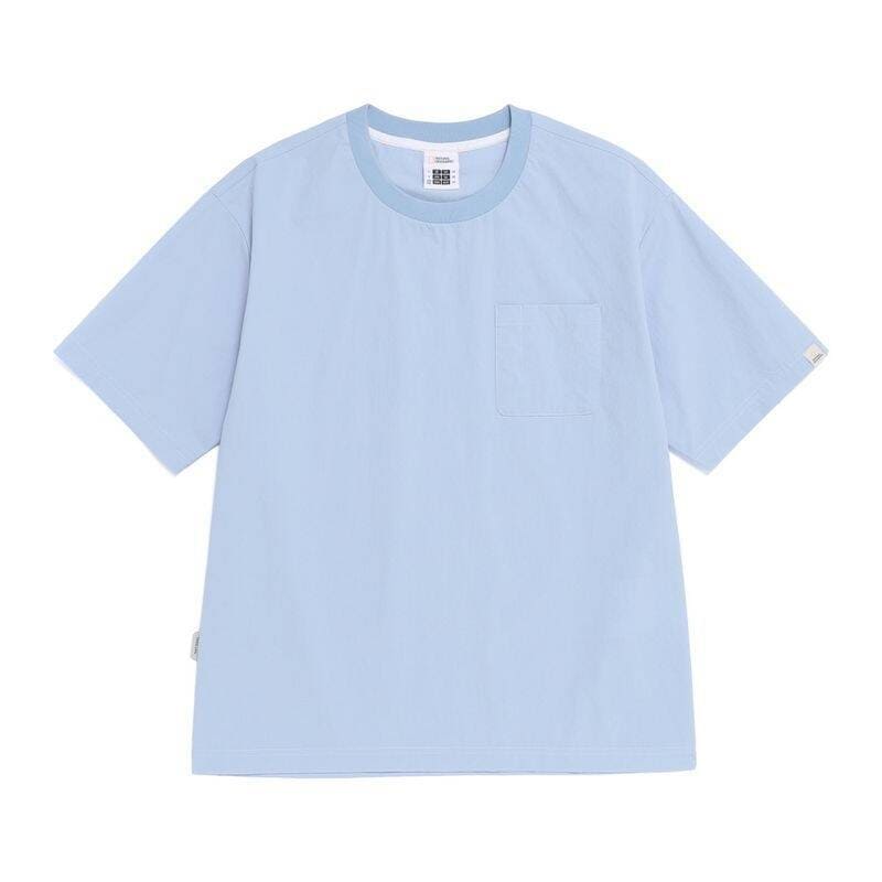 ナショナルジオグラフィック NATIONALGEOGRAPHIC N262UTS940 フリースストレッチ セミオーバーフィット ポケット付き半袖Tシャツ STORM BLUE N262UTS9404