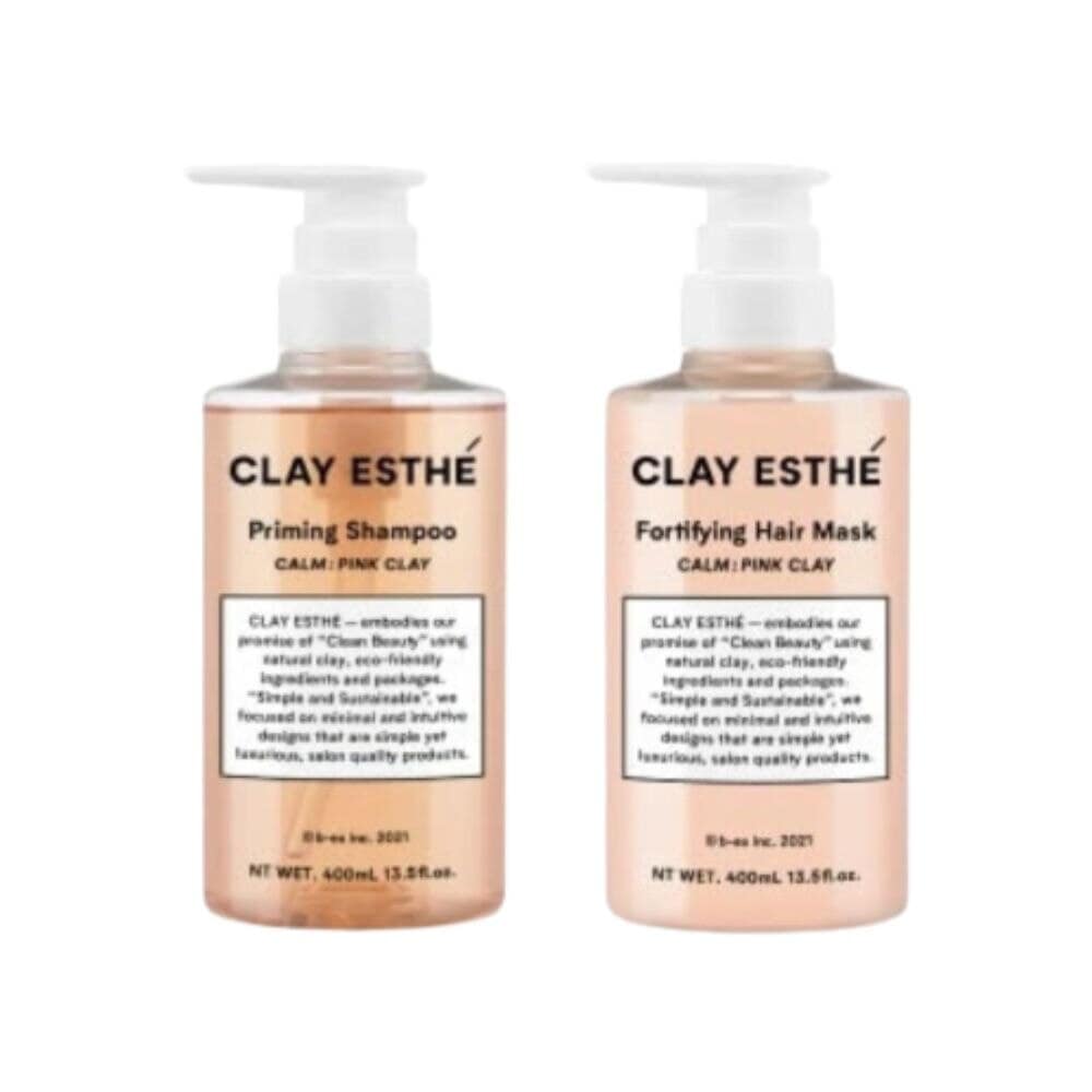 【シャンプー 400ml マスク 400ml 】 ピンク 【選べる2セット】 ビーエックス b-ex ビューティーエクスペリエンス 頭皮 髪 天然 クレイ