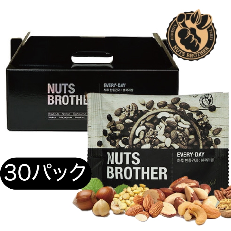 ミックスナッツ デイリー フレッシュ ブラックラベル 25gX30 プレミアムナッツ 7種 健康に良いスナック グルテンフリー 非GMO 韓国食品 4,680円