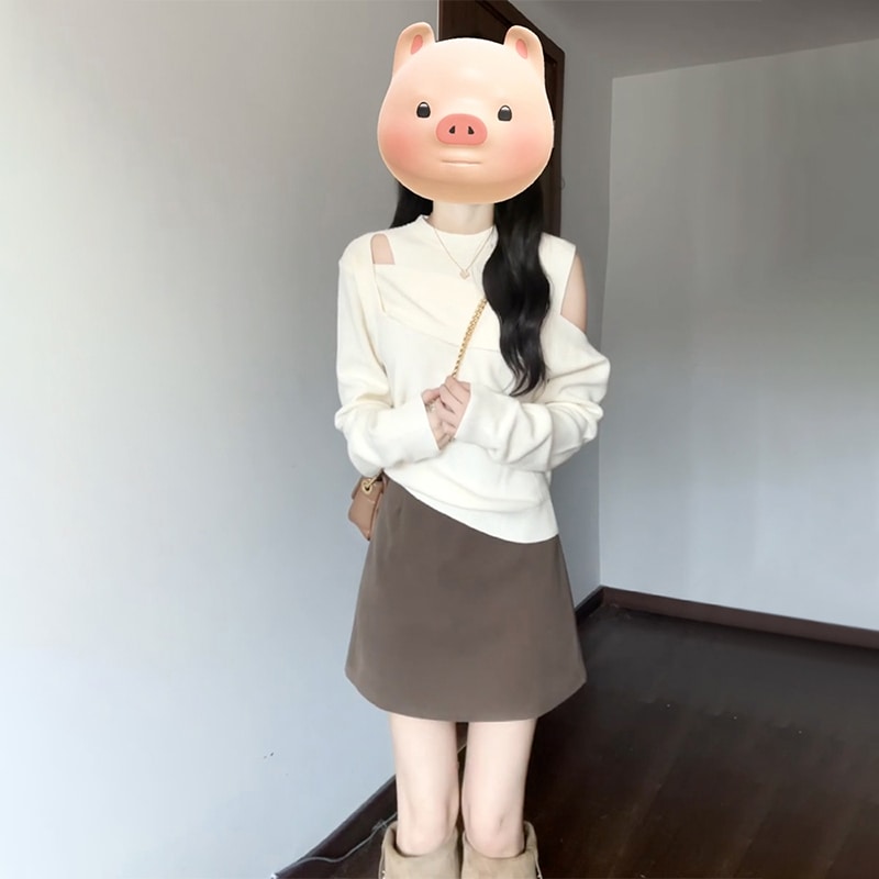 11秋冬韓国シックなデザインの女性用イレギュラーニットセーター Https://h5api.m.taabao.com/h5/mtop.taabao.detail.data.get/1.0/ Jsv