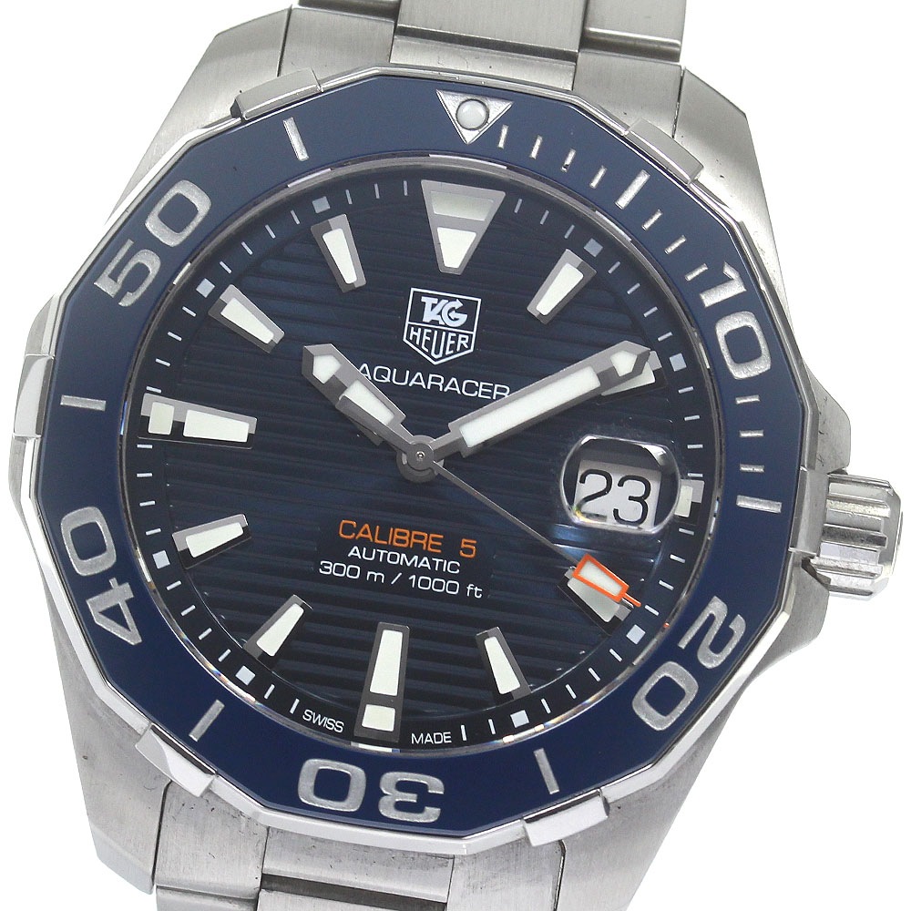 タグホイヤー TAG HEUER WAY211C-0 アクアレーサー キャリバー5 デイト 自動巻き メンズ 良品 _835112【中古】