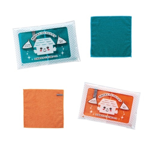 240枚セット お掃除はかどる2面クロス 1枚入マイクロファイバークリーナー水だけで汚れスッキリ！キッチン・浴室・窓掃除に洗剤不要主婦の味方エコ掃除アイテム