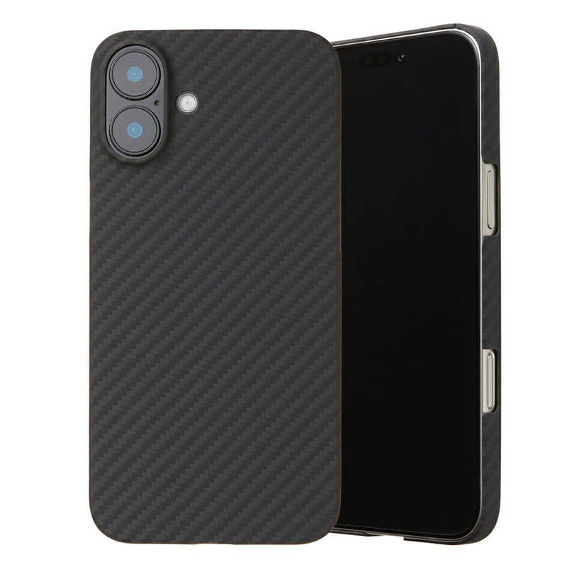 DEFF　Ultraim ＆ Lite Case DURO for iPhone 16 Plus(6.7インチ)　DCSIPD24LBK