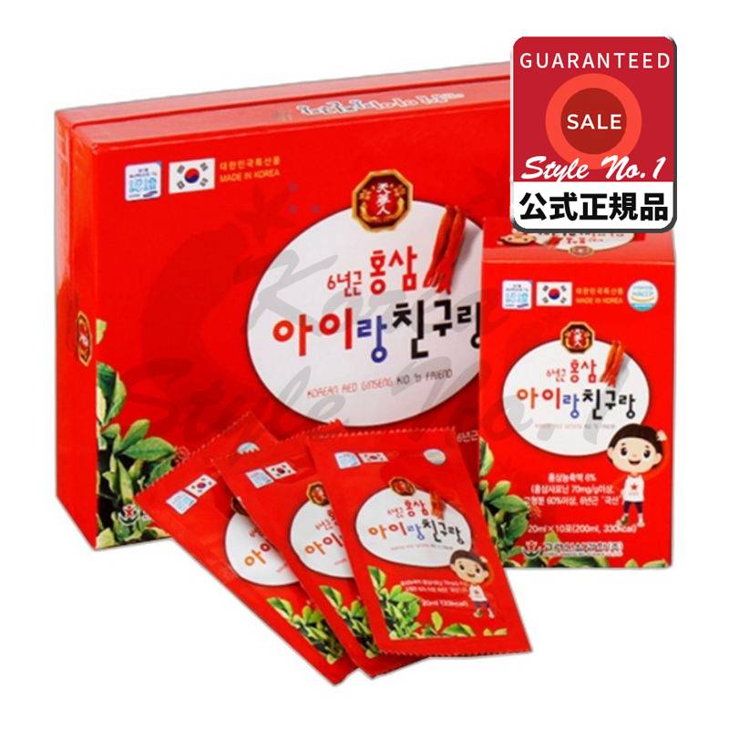 チョンサムアイと友達と紅参30p 600ml