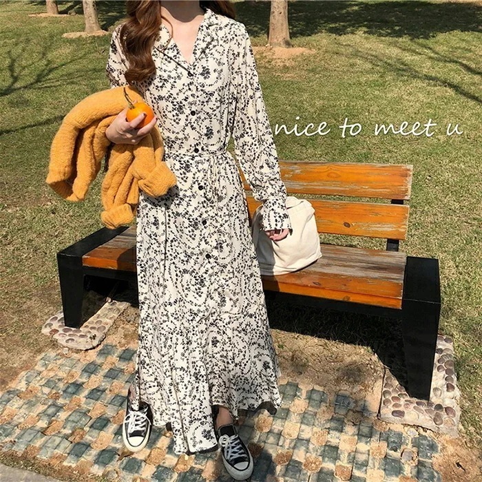トップスシャツブラウスレディース スリット入り 春ス Vネック 花柄ス シャツス 小柄 ロング ロングシャツ ス 長袖 ロングス ス 体型カバー ミ