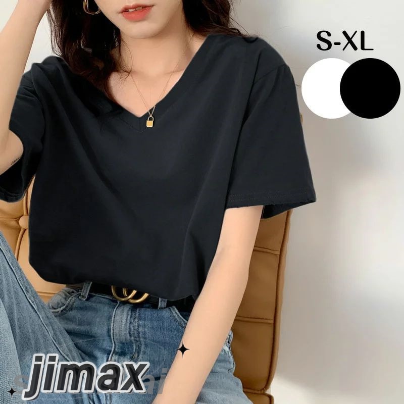 Tシャツ 半袖 Ｖネック裾タックワイドプルオーバー カットソー 夏服 レディース トップス おしゃれ カジュアル 重ね着 プルオーバー 体型カバー 春夏 大人カジュアル ホワイトデー