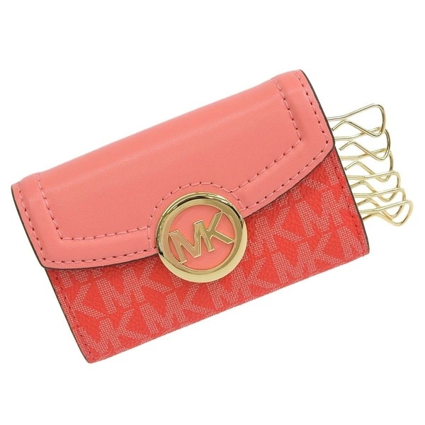 マイケルコース キーケース レディース ピンク シグネチャー MICHAEL KORS CORAL RF MLT d35s0gftp5b-cormlt