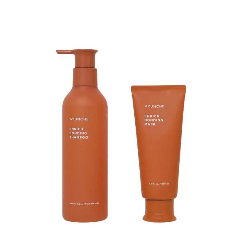 AYUNCHE【大容量】 インリッチボンディングヘアケア2種セット（シャンプー500g＋マスク100ml）