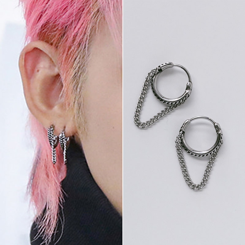 [TOMORROW X TOGETHERヨンジュン着用] ペリーノワンタッチピアス(ペア)/デイリー女性アクセサリー/韓国ファッションスタイル/SNS人気/韓国ジュエリー/芸能人着用アクセサリー/デイ 5,312円