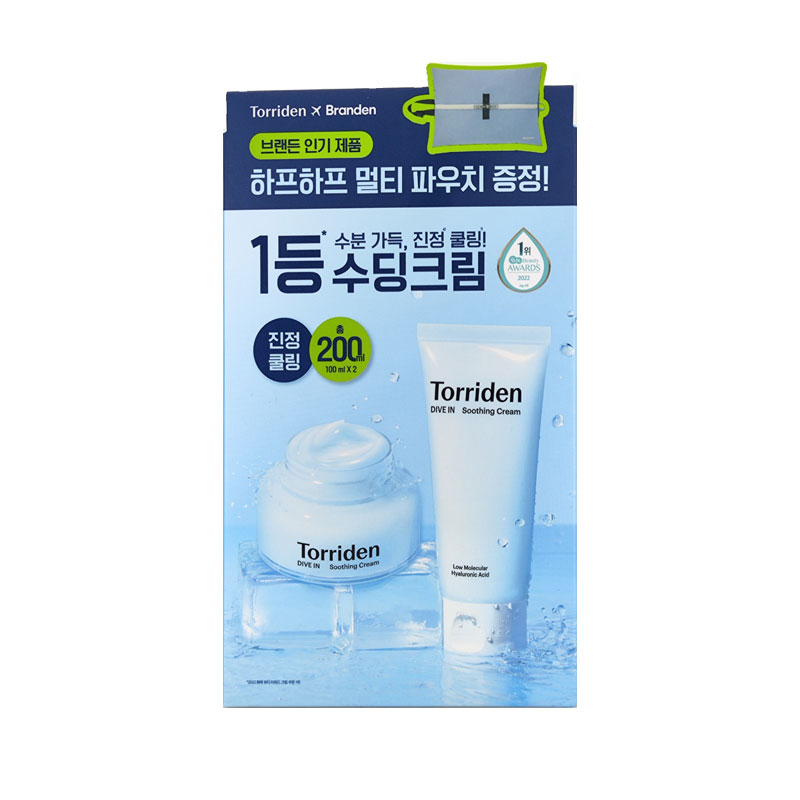 [1+1] トリーデン ダイブ イン スージングクリーム 100ml+100ml【保湿・鎮静・熱感ケア】5種ヒアルロン酸配合で肌の奥まで潤う 5,127円