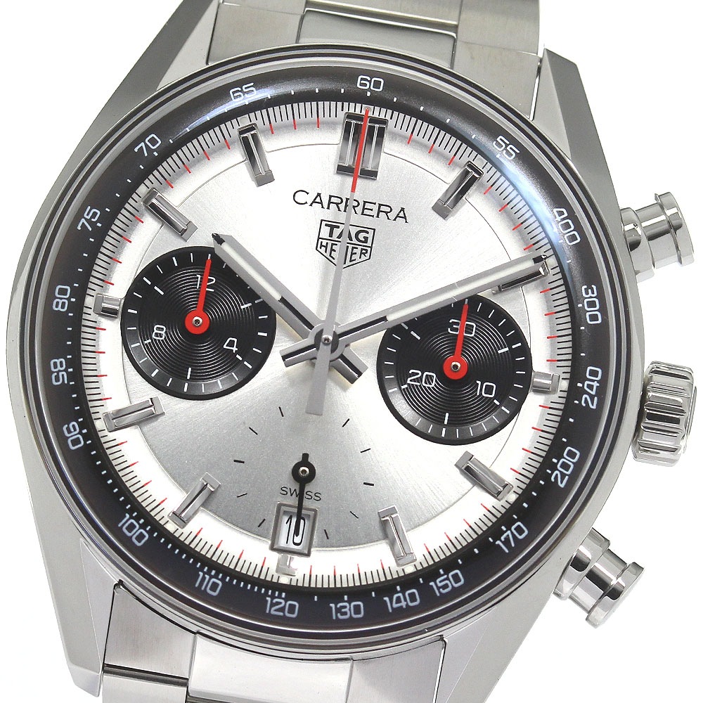 タグホイヤー TAG HEUER CBS2216 カレラ キャリバーTH20-00 クロノグラフ 自動巻き メンズ 美品 _827865【中古】