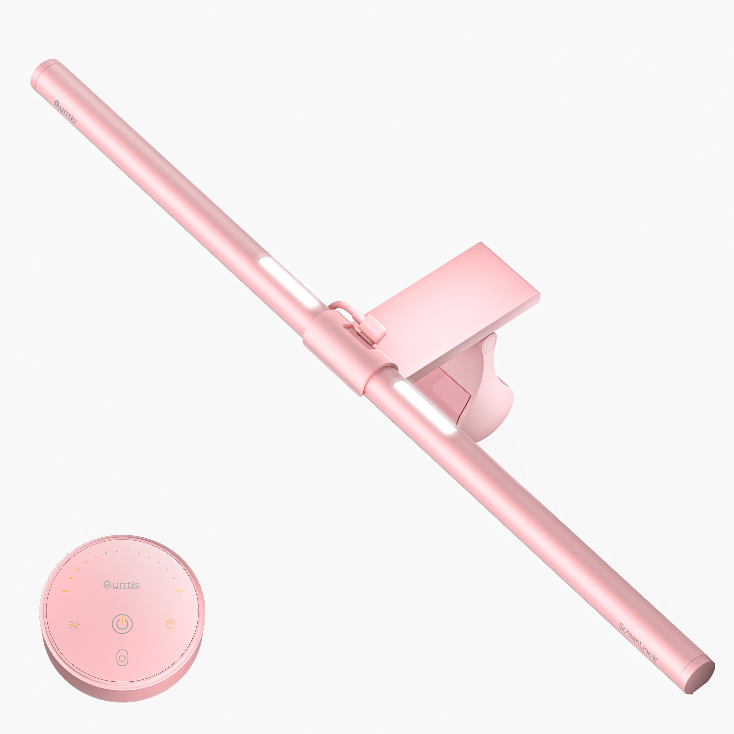 モニターライト ディスプレイ バックライト搭載 無線リモコン 湾曲モニター対応 間接照明モード 高演色性 USB モニター掛け式 Glow Pink - 贈り物選択 99744