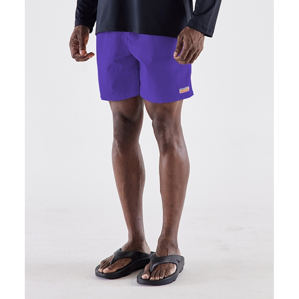 ブラックモンスターフィットウォッシャークーリングウーブンショーツ (パープル) /BM220827