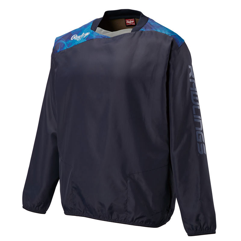 長袖ウインドピステ 長袖ウインド ネイビー 24SS AOS14S04