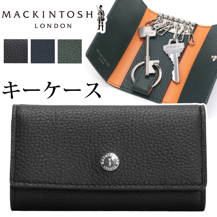 キーケース メンズ MACKINTOSH LONDON マッキントッシュ ロンドン MEDAL メダル 鍵 6連 キー ICカード キーホルダー 本革 牛革 ビジネス コンパクト 軽量