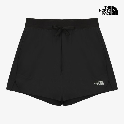 노스페이스 여성 페이스온 4인치 쇼츠 블랙 NS6NS39A
