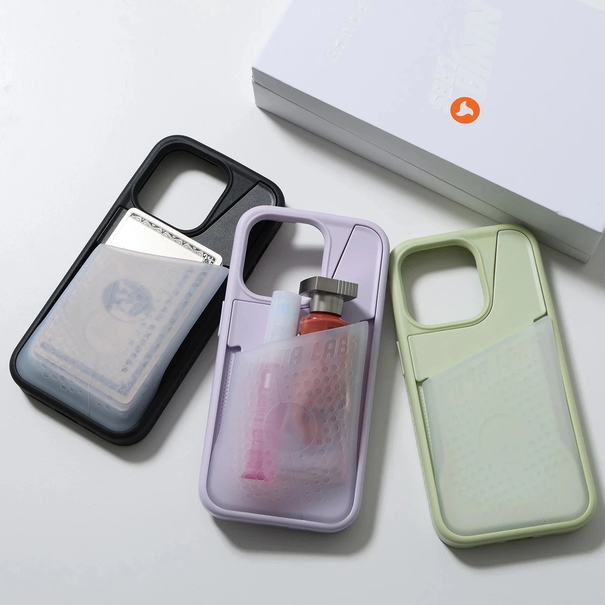 Ninja Labs ニンジャラボ iPhone16/16Pro 15/15Pro 14Pro 13Pro 専用ケース Flex Pouch Phone Case フレックスポーチ レディース メン