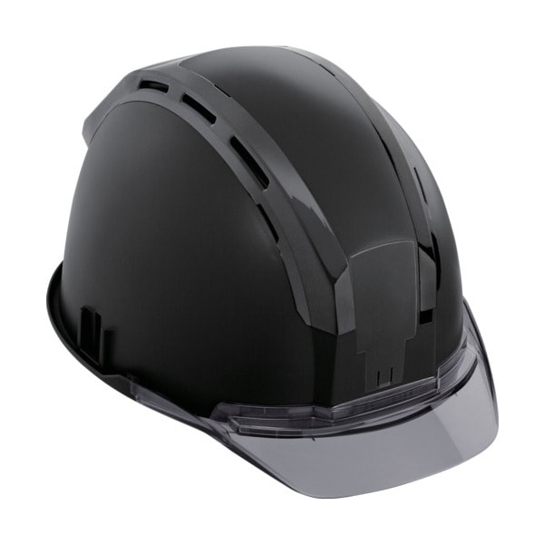 TJMデザイン HSMBCSB ヘルメット セフメット (セフ取付溝付ヘルメット) マットブラック スモーク メーカー直送