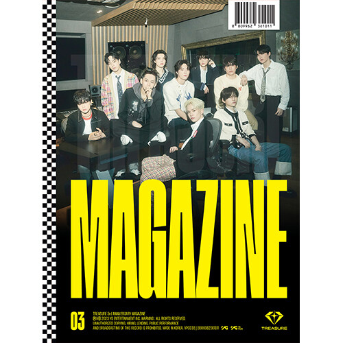 (未開封新品) トレジャー - TREASURE 3RD ANNIVERSARY MAGAZINE 3周年