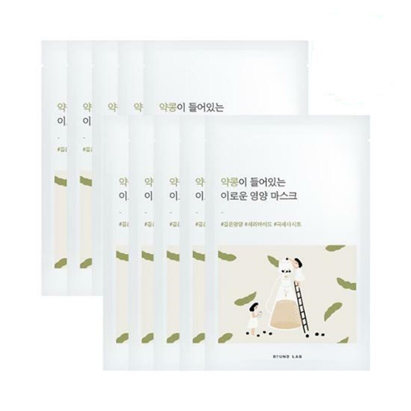 ラウンドラップ薬豆栄養マスクパック 10枚