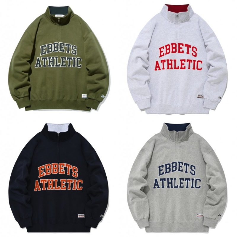 エベッツフィールドフランネルズALTHLETIC HALF ZIP UP SWEATSHIRT 韓国正規品