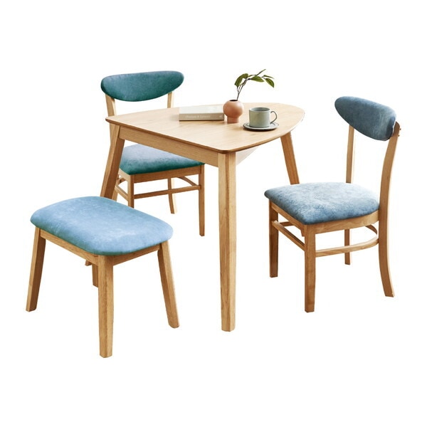 後藤家具物産 DC-SAKURA-BL ブルー サクラ ダイニングテーブル 4点セット メーカー直送