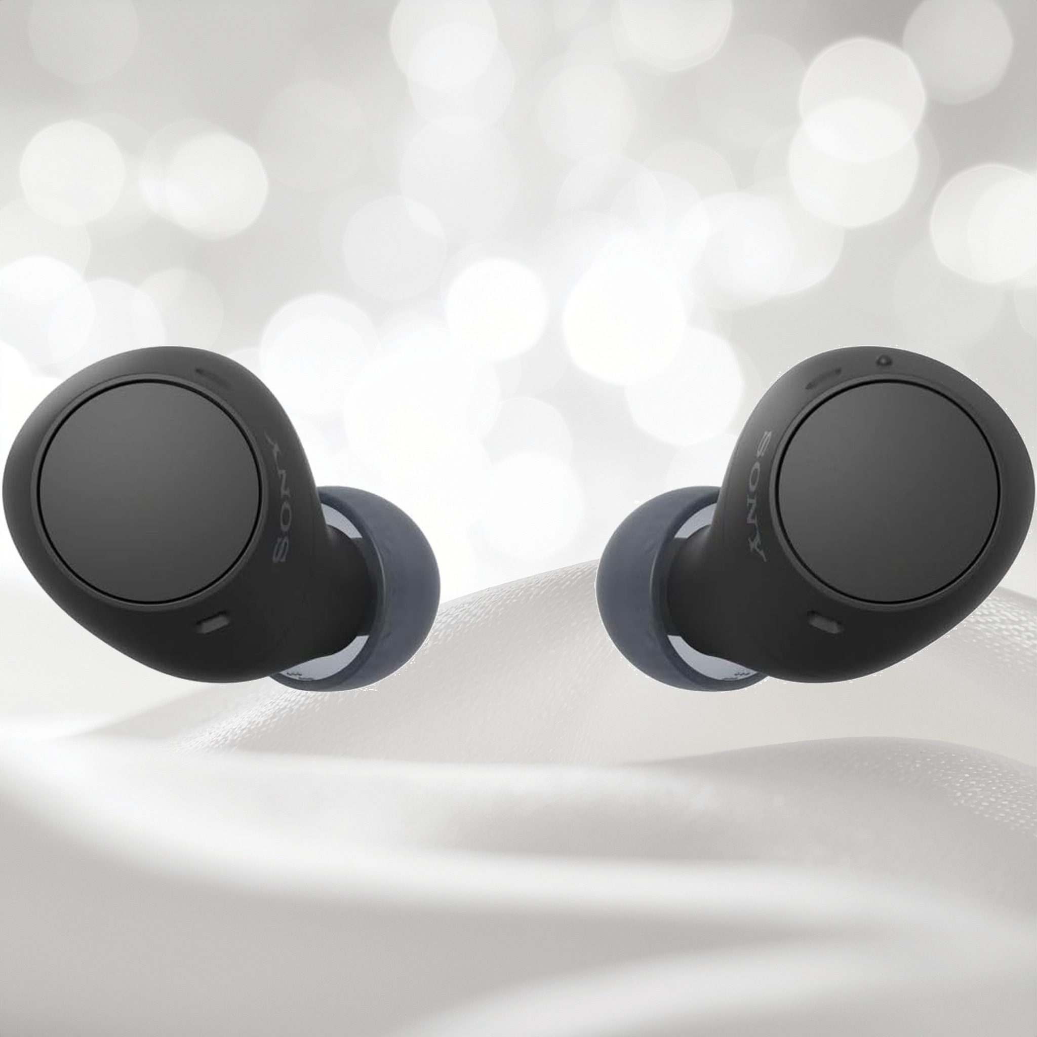 ソニー(SONY) 完全ワイヤレスイヤホン WF-C510 軽量小型4.6g 高精度通話品質外音取り込み対応マルチポイント対応 IPX4防滴性能 ブラックWF-C510 BC