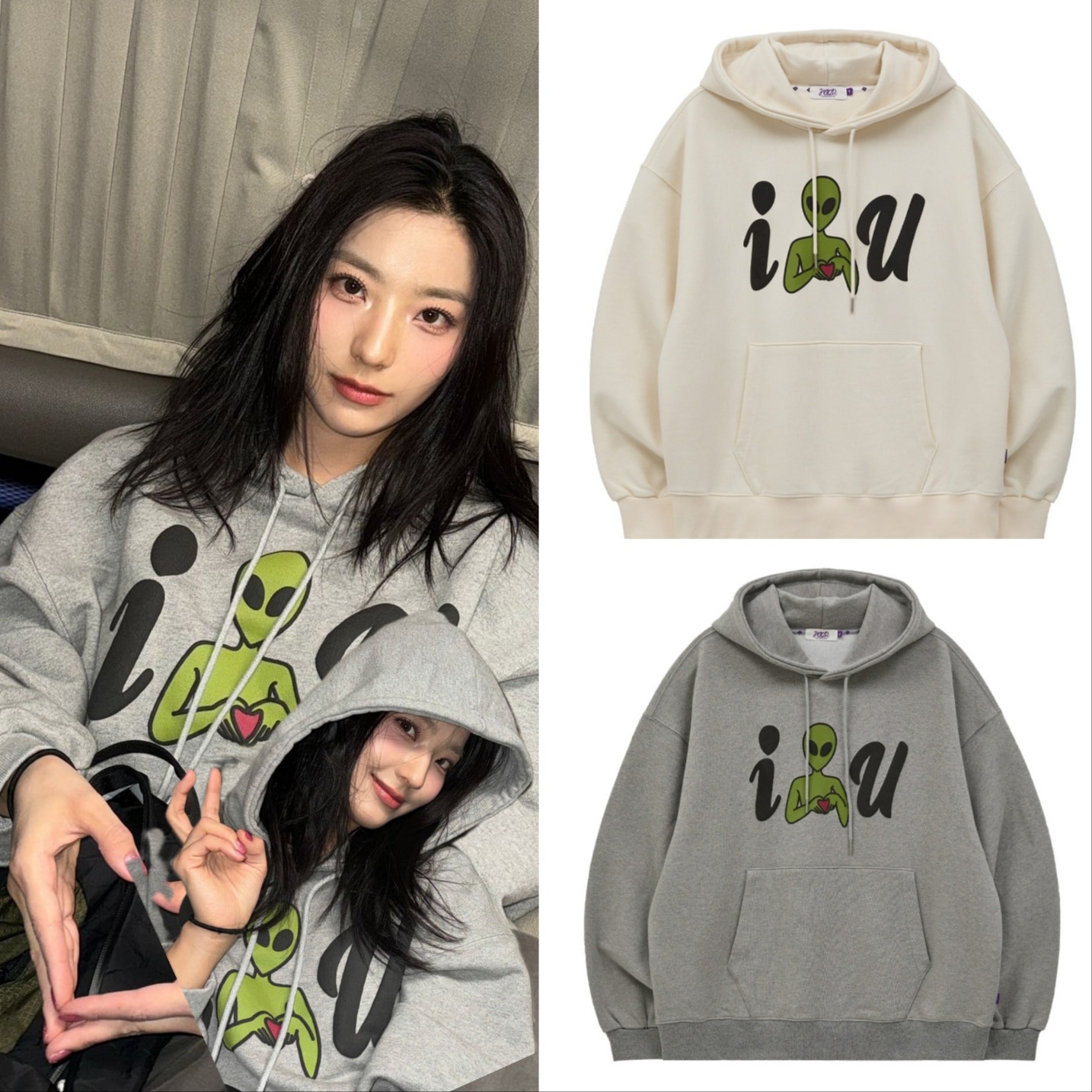 fromis_9 セロム LEE SAE ROM 着用 hood U hood 2色