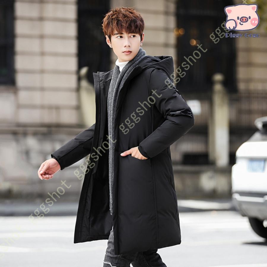 冬の特恵ダウンコート メンズ ロング ダウンジャケット コート 秋冬 防寒 通勤 通学 大きいサイズ 暖かい 防風 ブルゾン アウトドア 中綿 長袖 アウター フード付き 6,728円