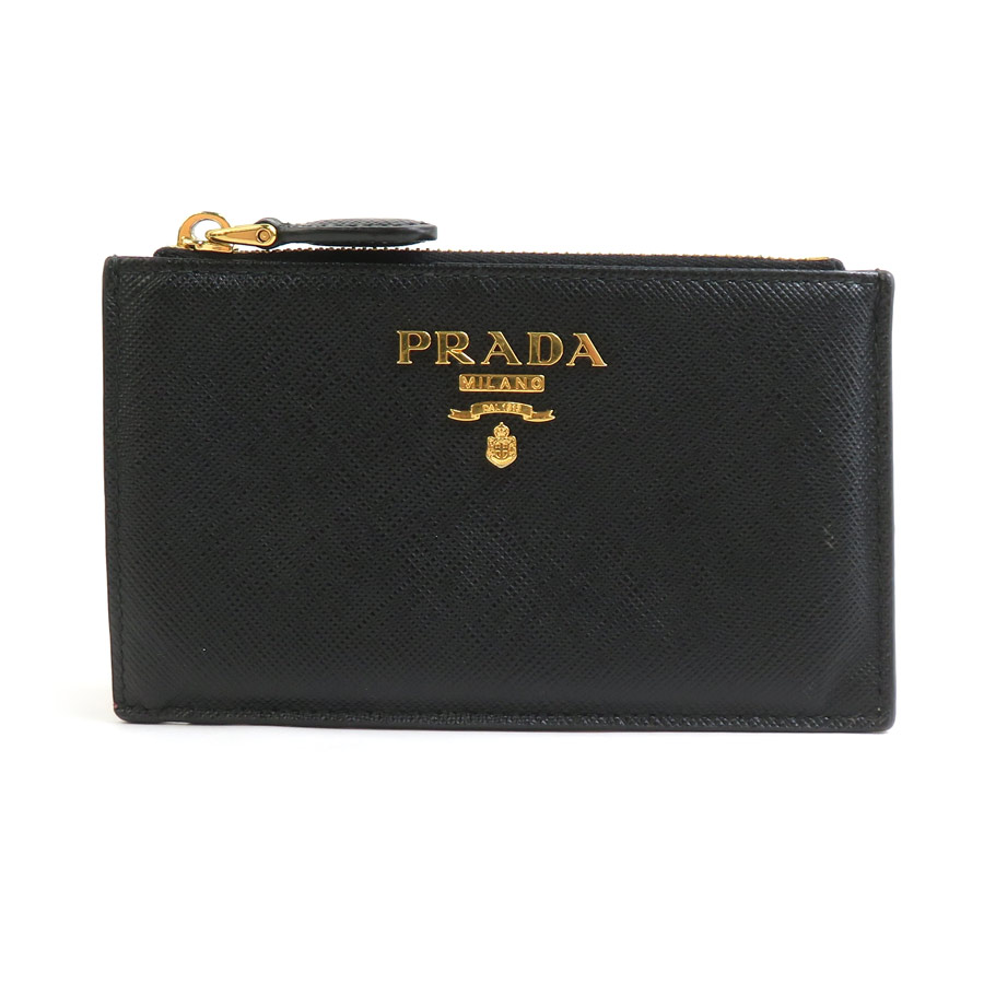 プラダ PRADA コインケース ブラック×ピンク レディース 56306j