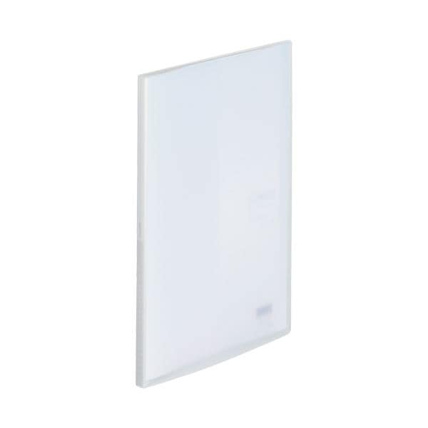 （まとめ）リヒトラブ soeru クリヤーブック A4タテ 20ポケット 背幅10mm フロストクリヤー N-8101-1 1冊(×30セット)