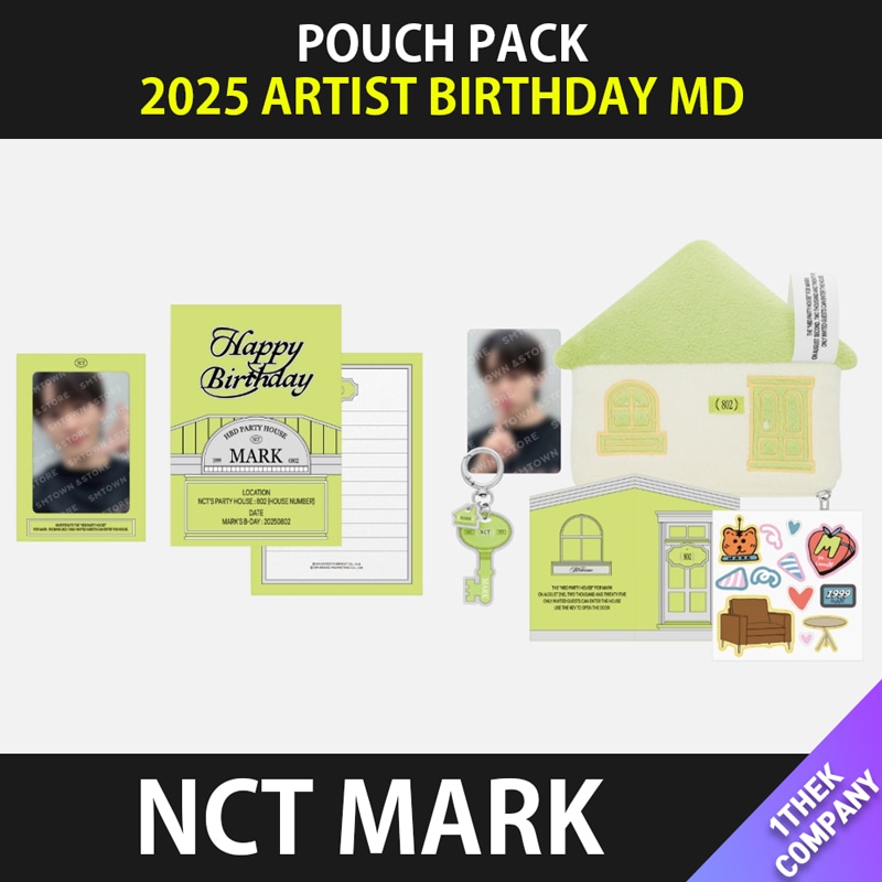 （２種セット）【 PARTY CARD + POUCH PACK 】 MARK ARTIST BIRTHDAY MD NCT DREAM / NCT 127