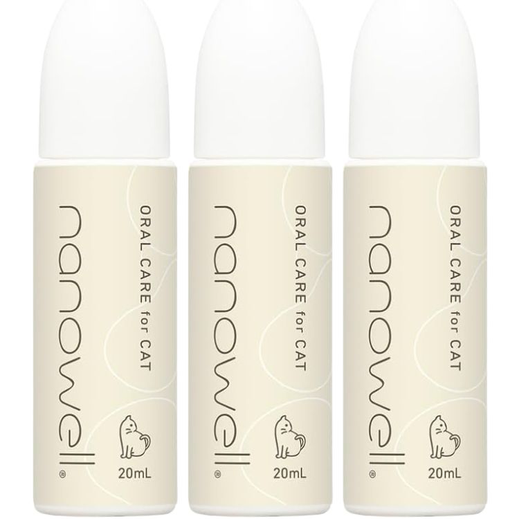 3個セット 井直商事 ナノウエルオーラルケア for CAT (愛猫用) 20ml 口内洗浄液 オーラルジェル