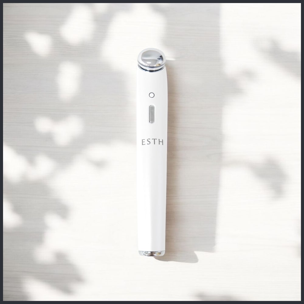 ESTH ポイントビューティースティック 美顔器 [ イオン導入 目元 フェイスライン 首元 ケア ブースター ]