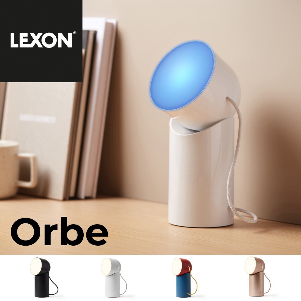 【国内正規品】Orbe ポータブルLEDランプ 9色ライト IPX4対応 USB-C充電式バッテリー 最大100ルーメン
