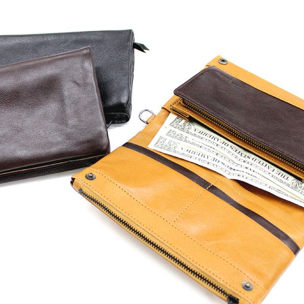 長財布 財布 ファッション小物 メンズファッション 日本製 ベンガルカーフレザー ロングウォレット
