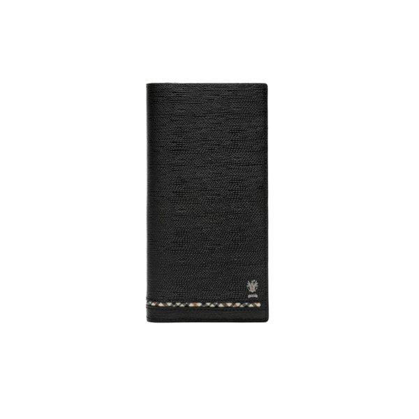チェックラインポイントブラック長財布 DBWA4F621
