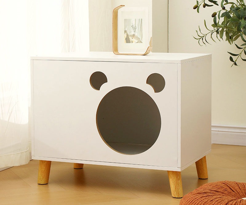 木の猫小屋のベッドサイドキャビネット 四季通用 安全材質 組み立てが簡単で 整理が便利で 多種の規格が選択して 物を貯蔵することができて 5,610円