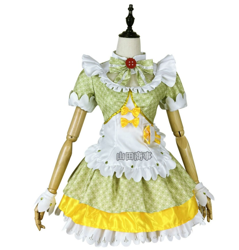 レディースメイドドレス 妲己服 　コスチューム コスプレ ハロウィン衣装 　リボン付き メイドワンピース コスプレ衣装 コスプレ衣装 メイド服 少女ドレス ロリータ 女装 仮装 半袖 ワンピース lo