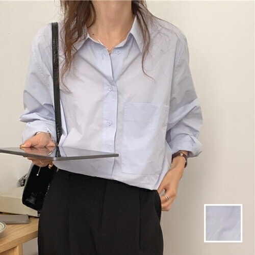 ブラウス シャツ 韓国 ファッション レディース 秋 冬 カジュアル コーデ シンプル 定番 セレカジ 20代 30代 40代 2025 オーバーサイズ ラフ プレーン 着回し